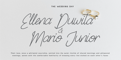 CF Yumita Claire Font Poster 4