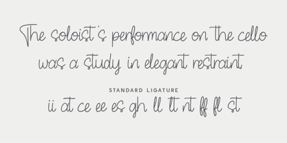 CF Yumita Claire Font Poster 6