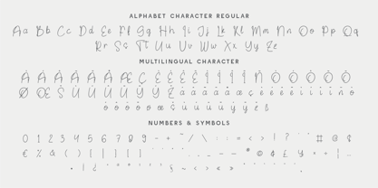 CF Yumita Claire Font Poster 7