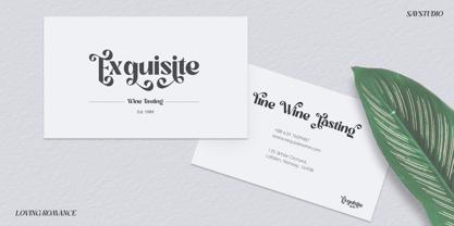 Loving Romance Font Poster 9