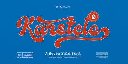 Karstelo Font Poster 1