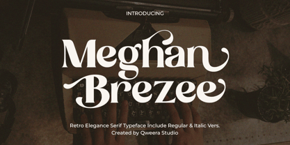 Meghan Breeze Font Poster 1