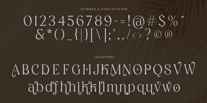 Botanics Display Font Poster 9