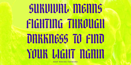 Midnights Kings Font Poster 2