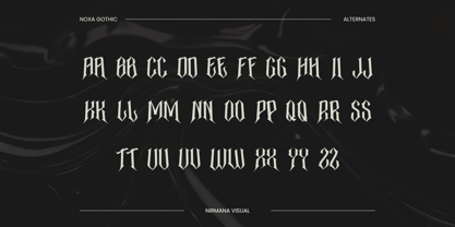 Noxa Gothic Font Poster 9