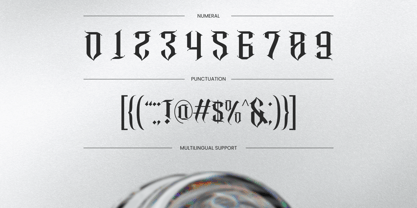 Noxa Gothic Font Poster 7