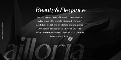 Ailloria Font Poster 2