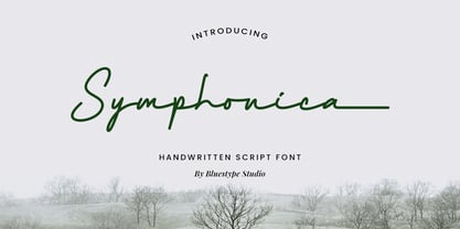 Symphonica Font Poster 1