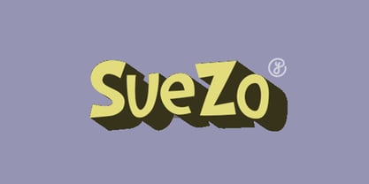 Suezo Font Poster 1