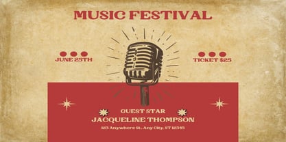 Hertanga Font Poster 4