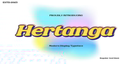 Hertanga Font Poster 1