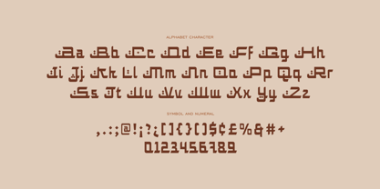 Risalah Font Poster 5