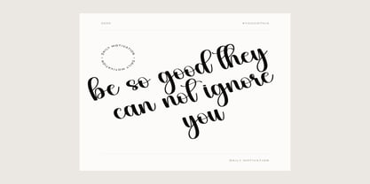Badsig Font Poster 2