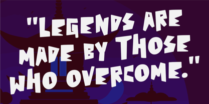 Temple Trap Font Poster 5