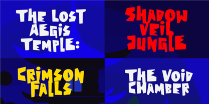 Temple Trap Font Poster 4