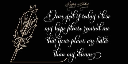 Vorgesla Script Font Poster 7