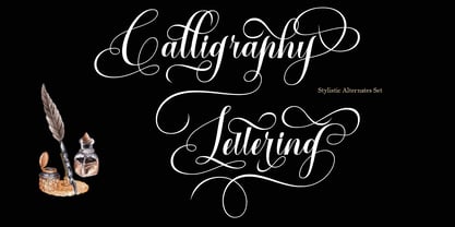 Vorgesla Script Font Poster 2