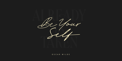 Right Sign Font Poster 7