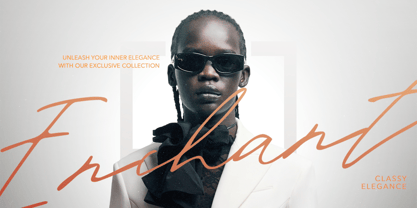 Right Sign Font Poster 2