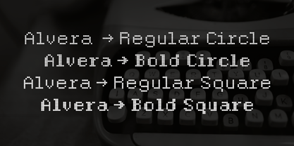 Alvera Font Poster 9