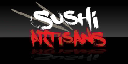 Fresh Paint Graffiti Font Poster 2