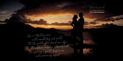 Vesperiand Font Poster 7