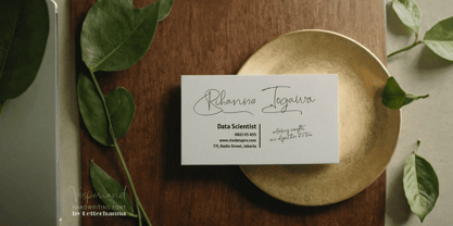 Vesperiand Font Poster 8