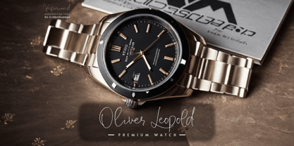 Vesperiand Font Poster 11