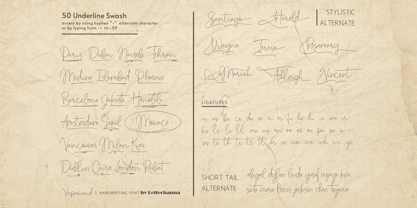 Vesperiand Font Poster 4