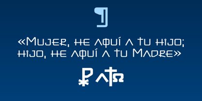 Guadalupana Font Poster 4