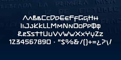 Guadalupana Font Poster 2