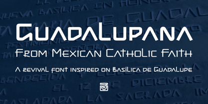 Guadalupana Font Poster 1