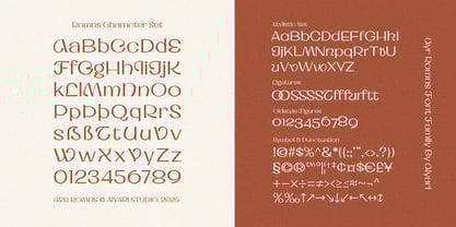 Ayr Romns Font Poster 2