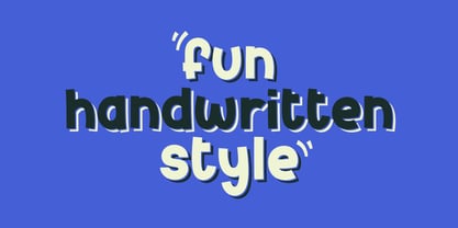 Quirky Type Font Poster 2