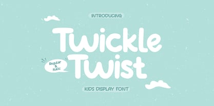 Twickle Twist Font Poster 1