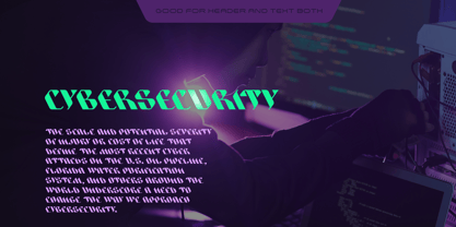Cyberto Font Poster 4