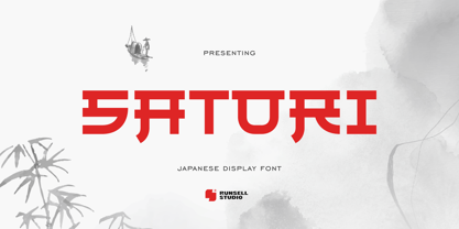 Saturi Font Poster 1