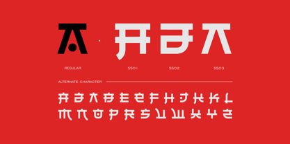Saturi Font Poster 4