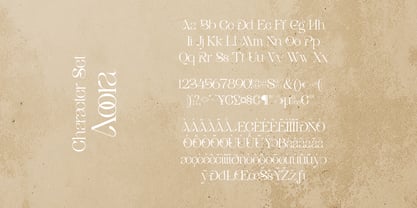 Aoora Font Poster 12