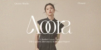 Aoora Font Poster 1
