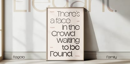 Ragelo Font Poster 9