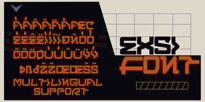Exsi Font Poster 9