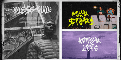 Black Discord Font Poster 4