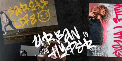 Black Discord Font Poster 2