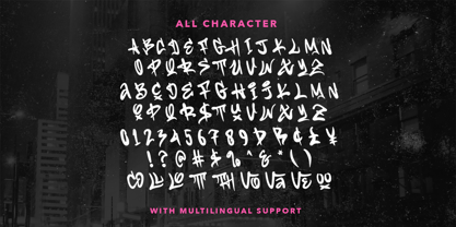 Black Discord Font Poster 8