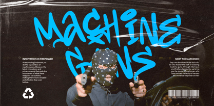 Black Discord Font Poster 3