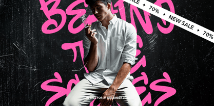 Black Discord Font Poster 5