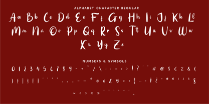 CF Marvelya Cherie Font Poster 6