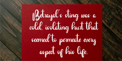 CF Marvelya Cherie Font Poster 9