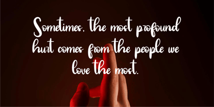 CF Marvelya Cherie Font Poster 3